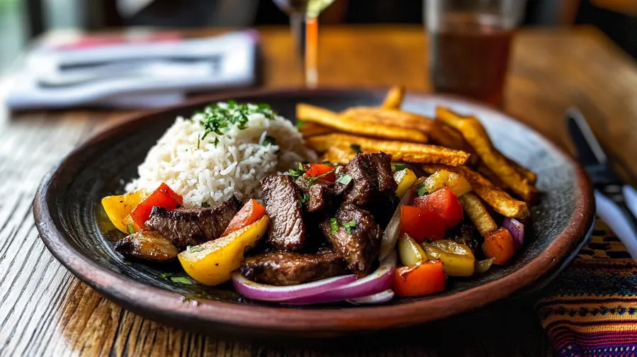 classic peruvian lomo saltado