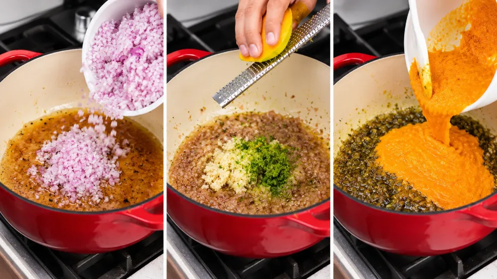 Step 2: The Northern Aderezo with Grated Squash