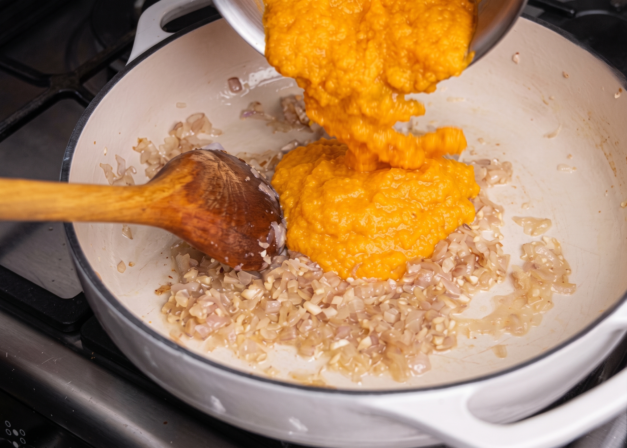 Step 3: Blooming the Golden Sofrito Base