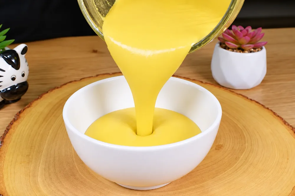 Step 4: Emulsifying in a Thin Thread (~600 ml Yield)